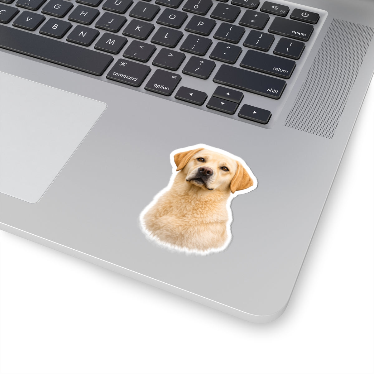 Yellow Labrador Portrait Sticker | Kiss-Cut Dog Sticker