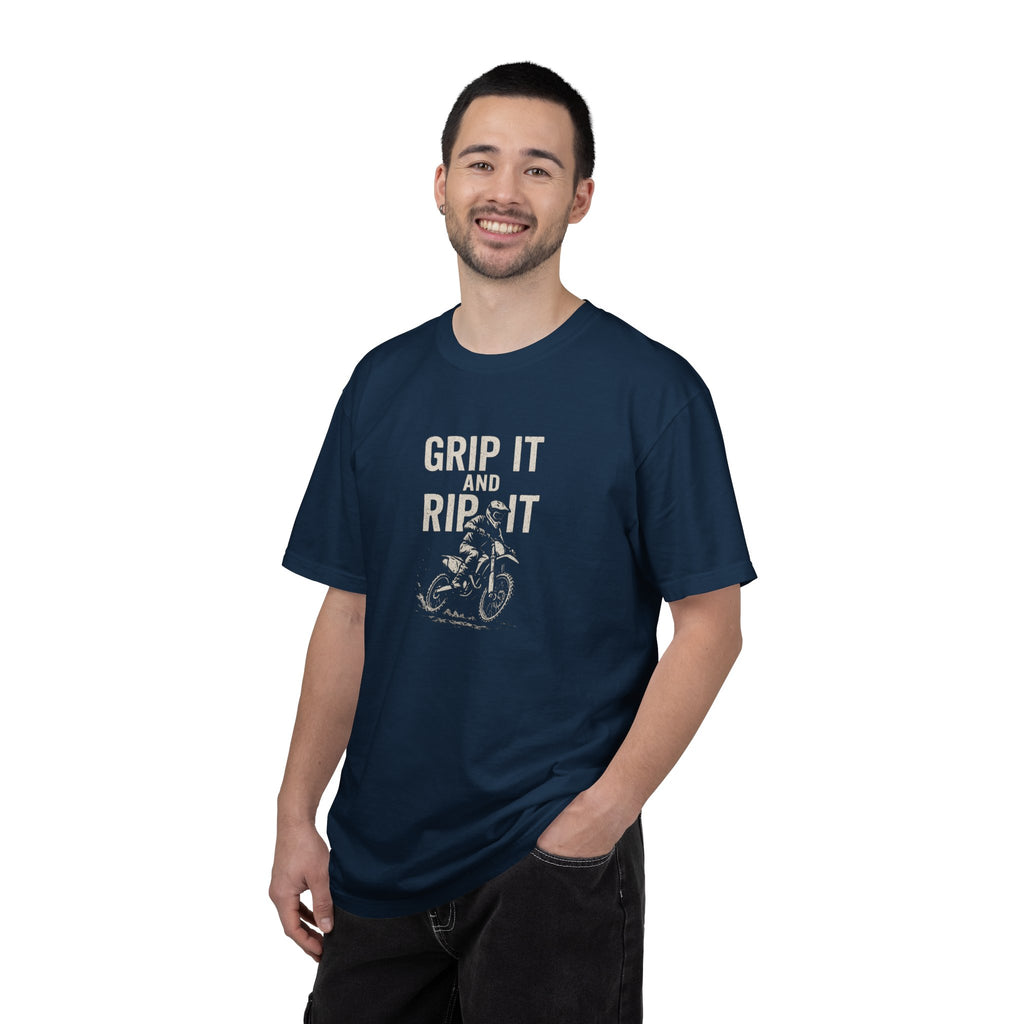 Grip It and Rip It Dirt Bike Tee | Vintage Bike Graphic T-Shirt