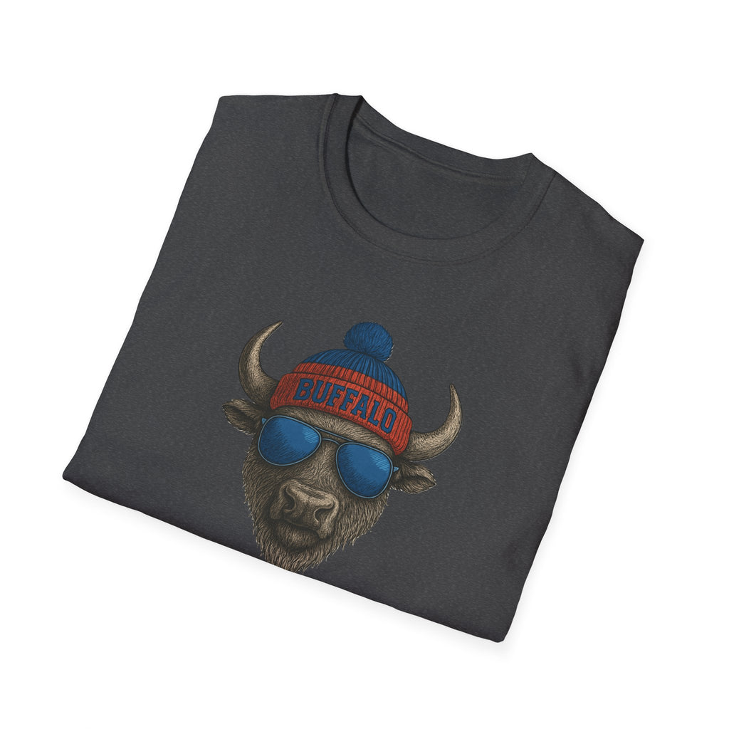 Buffalo with Beanie and Sunglasses T-Shirt