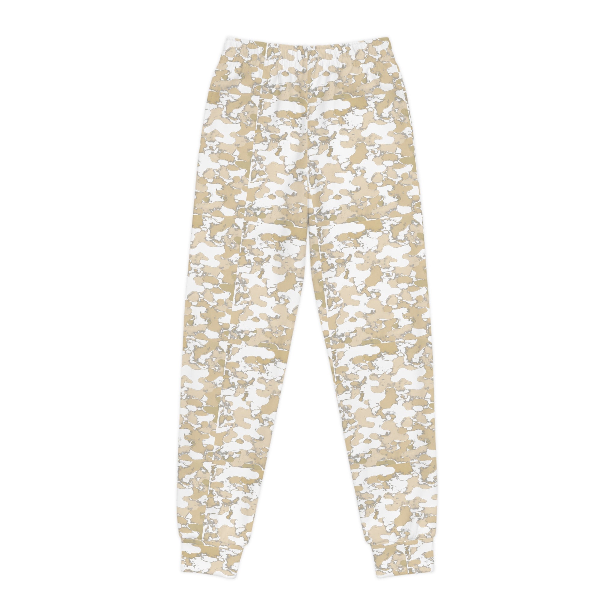 Beige Digital Camo Joggers | Kids All-Over Print Sweatpants