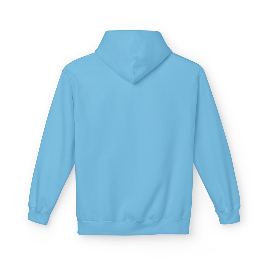 Sitting Labrador Dog Hoodie | Minimal Small Dog Silhouette, White Pullover