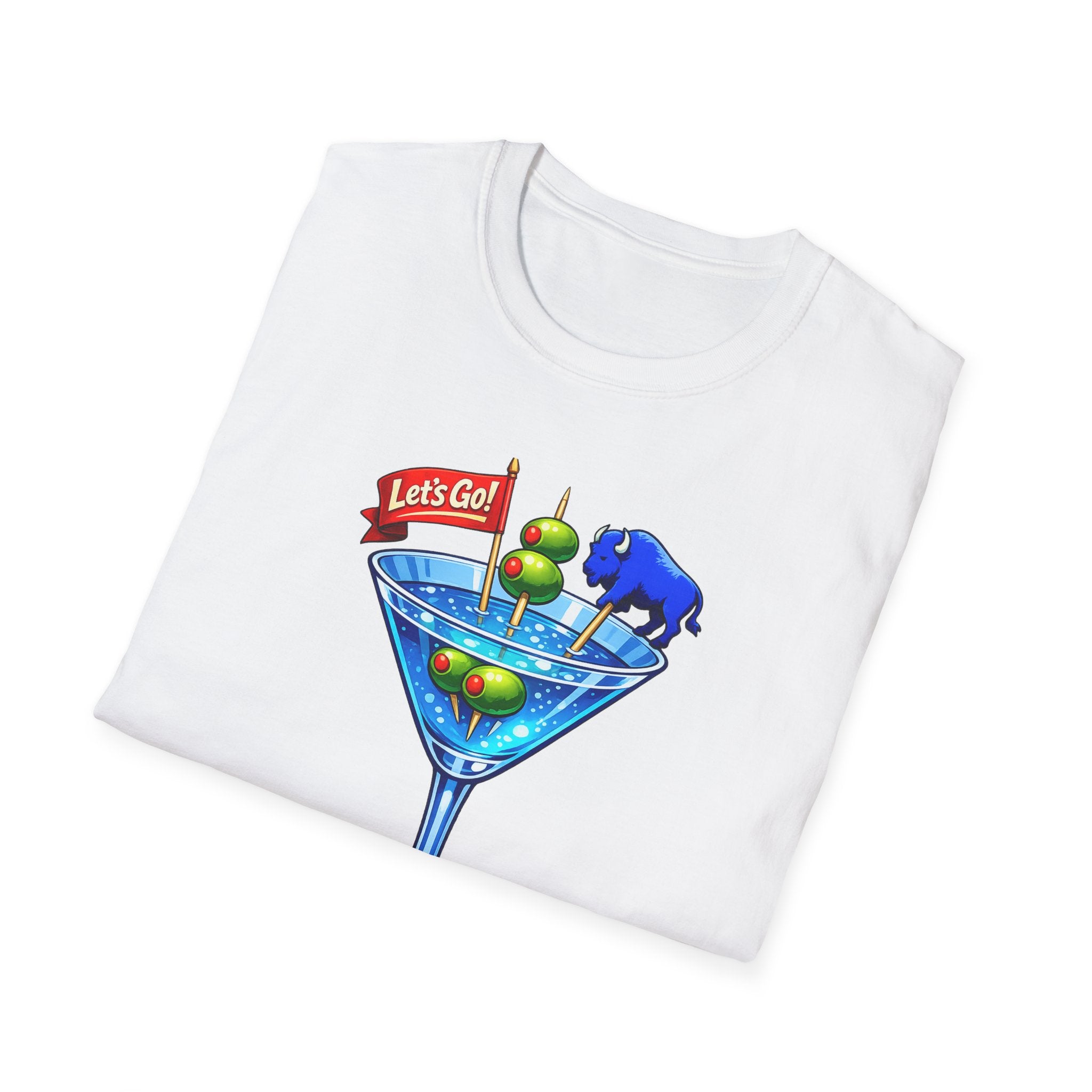 Cheers Buffalo T-Shirt | Cocktail Illustration