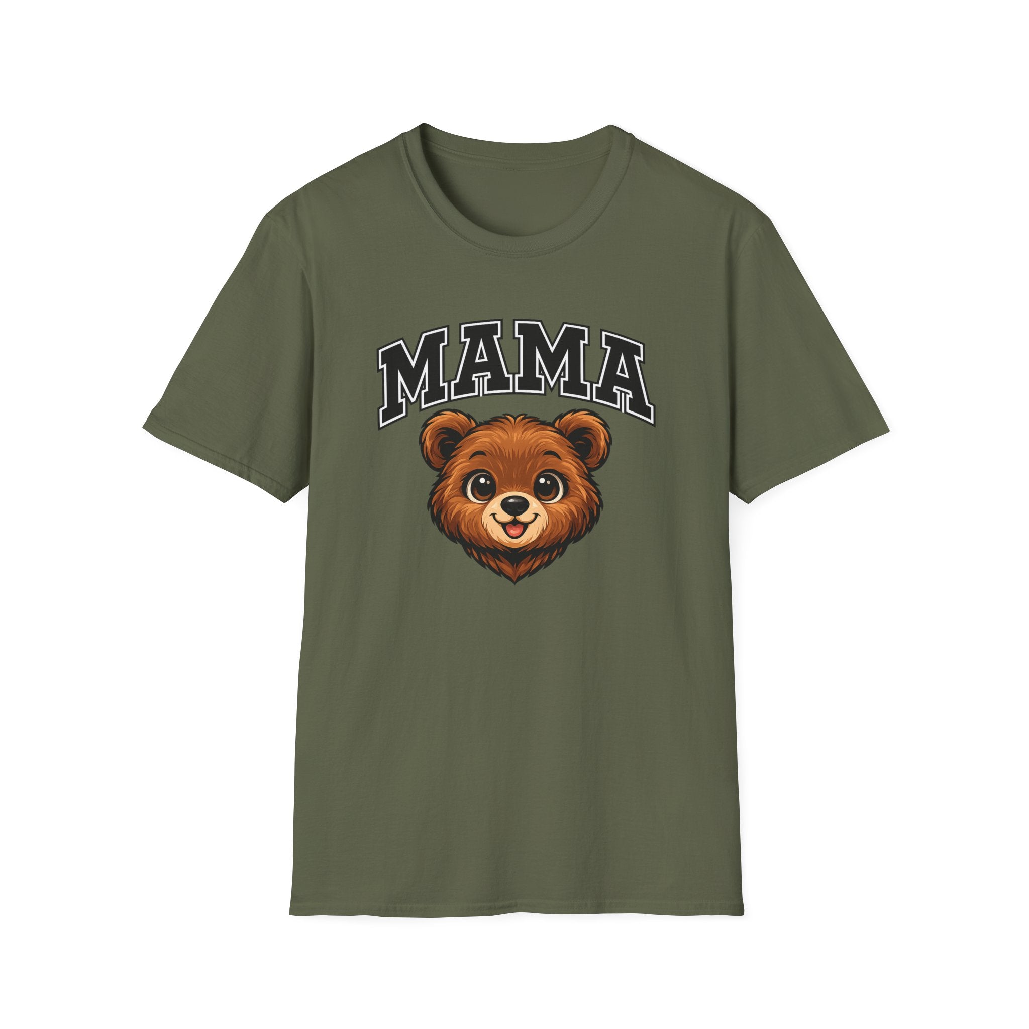 Mama Bear T-Shirt — Cute Bear Mom Graphic Tee for Mother's Day & Gifts
