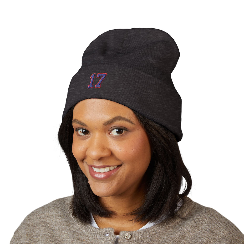 Buffalo 17 embroidered beanie | Cuffed Beanie