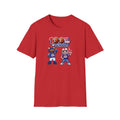 Buffalo 100th Day of School Football Mascot T-Shirt | School Celebration Tee