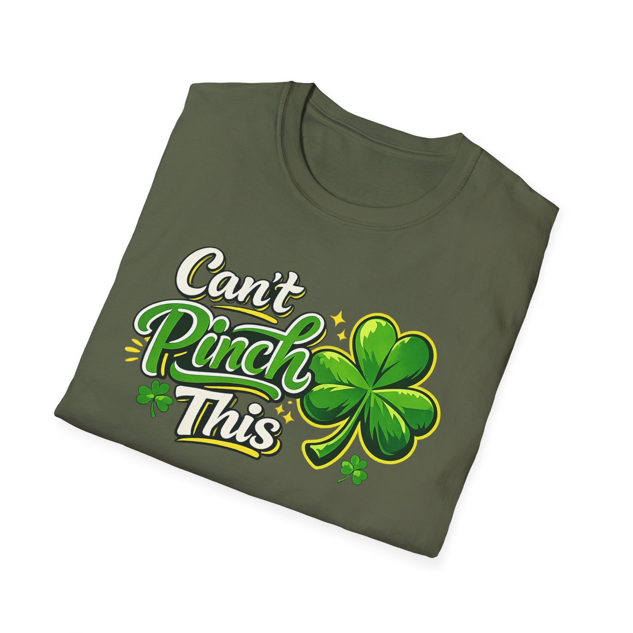 Can't Pinch This T-Shirt | Shamrock St. Patrick's Day Clover Graphic