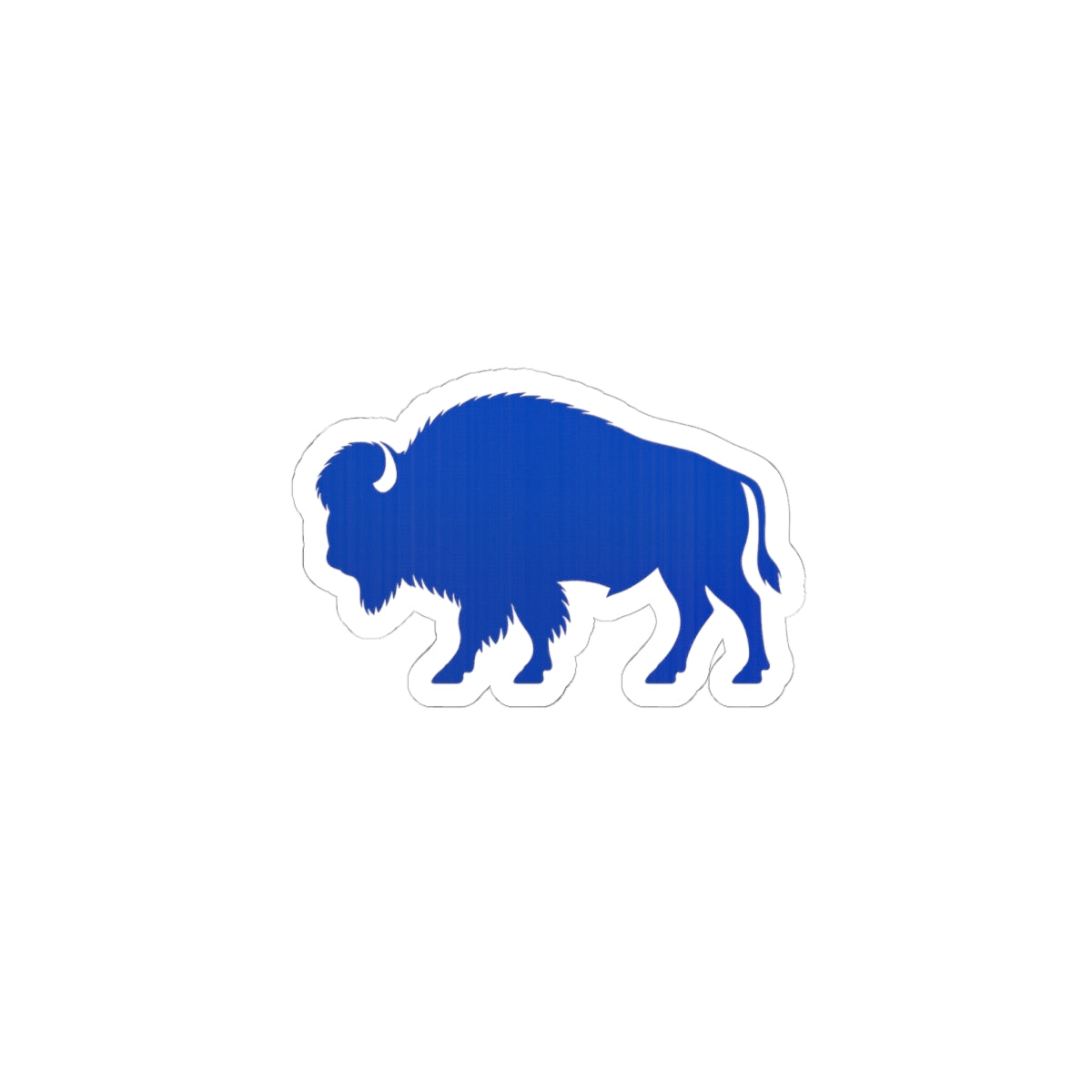 Blue Buffalo Silhouette Sticker | Kiss-Cut Sticker