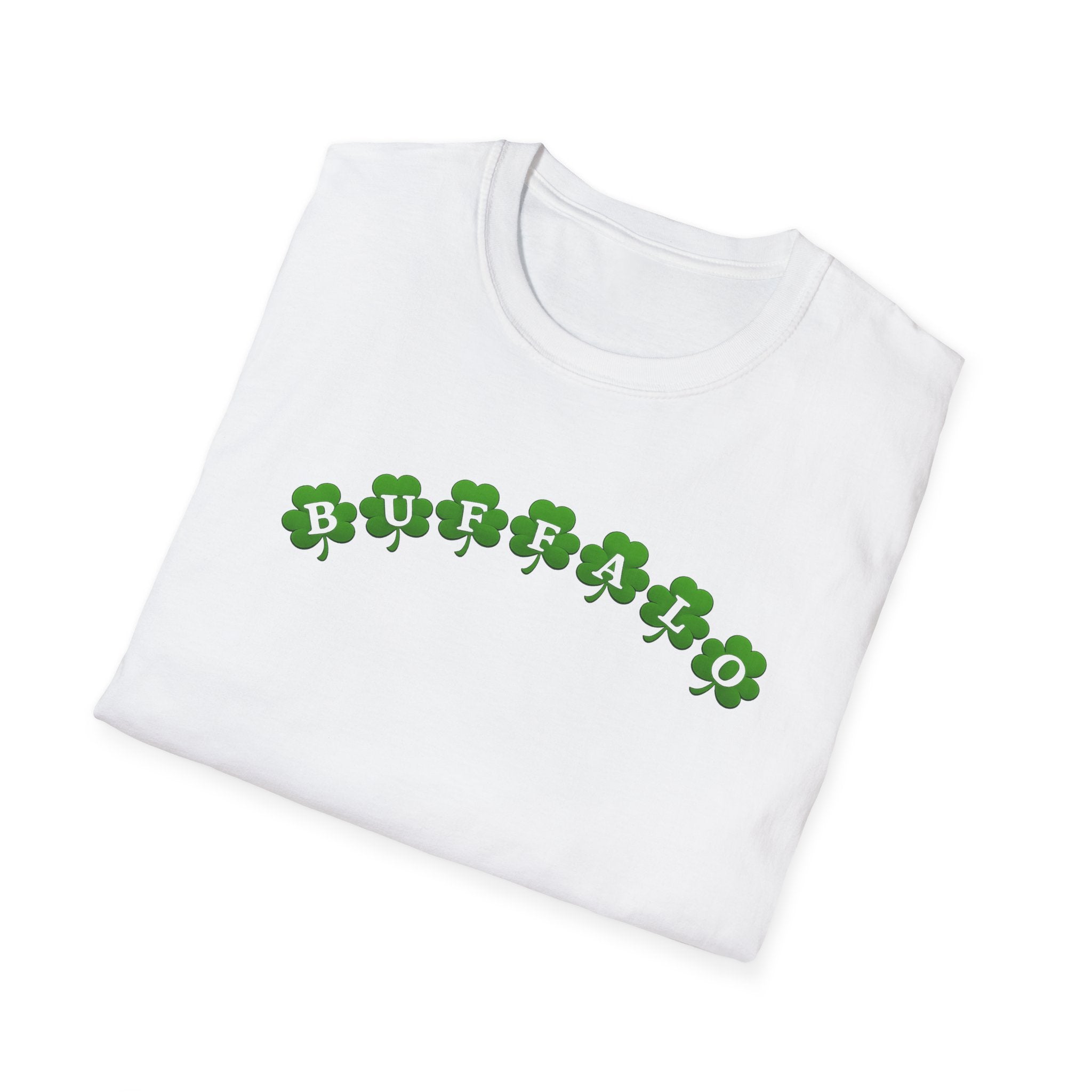 Buffalo Clover T-Shirt — St. Patrick's Day Shamrock Graphic Tee