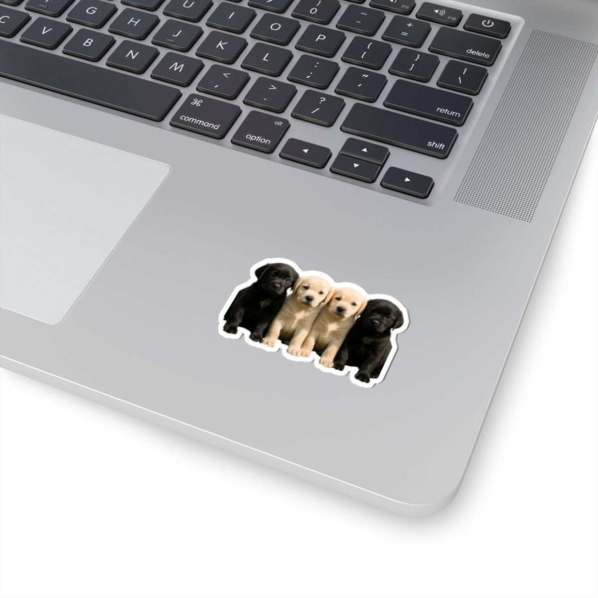 Labrador Retriever Puppies Kiss-Cut Stickers | Puppy Laptop Decal