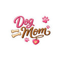 Dog Mom kiss-cut Sticker | paw prints, bones, heart tag