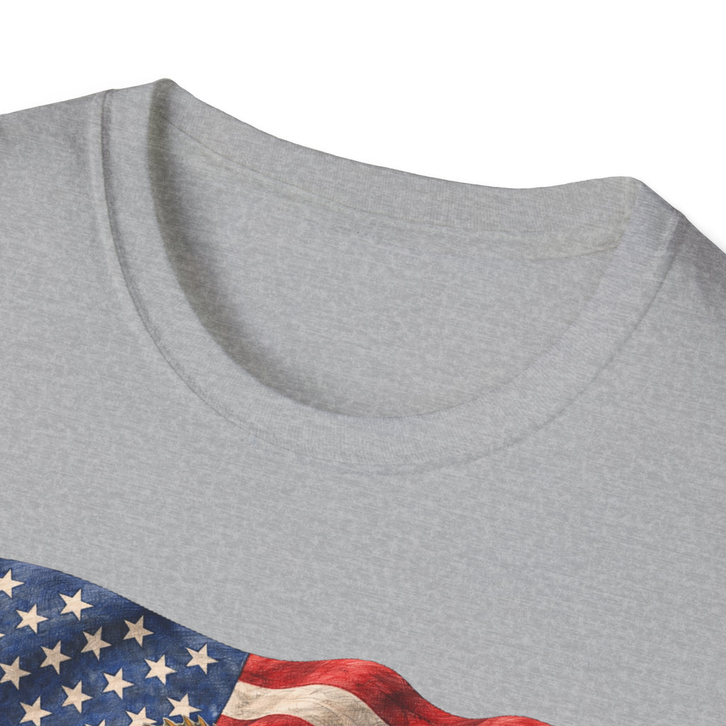 Bass American Flag Unisex Softstyle T-Shirt