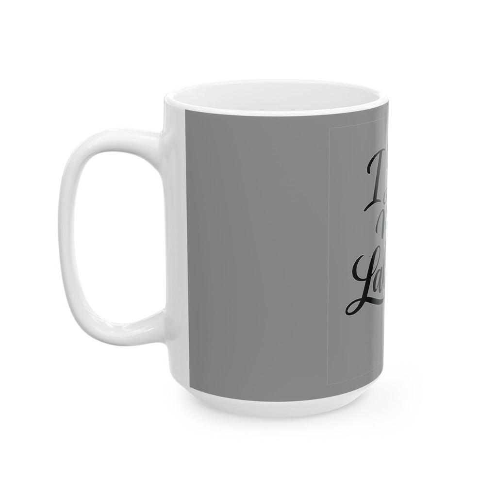 I Love My Labrador Mug | Ceramic Coffee Cup with Paw Graphic