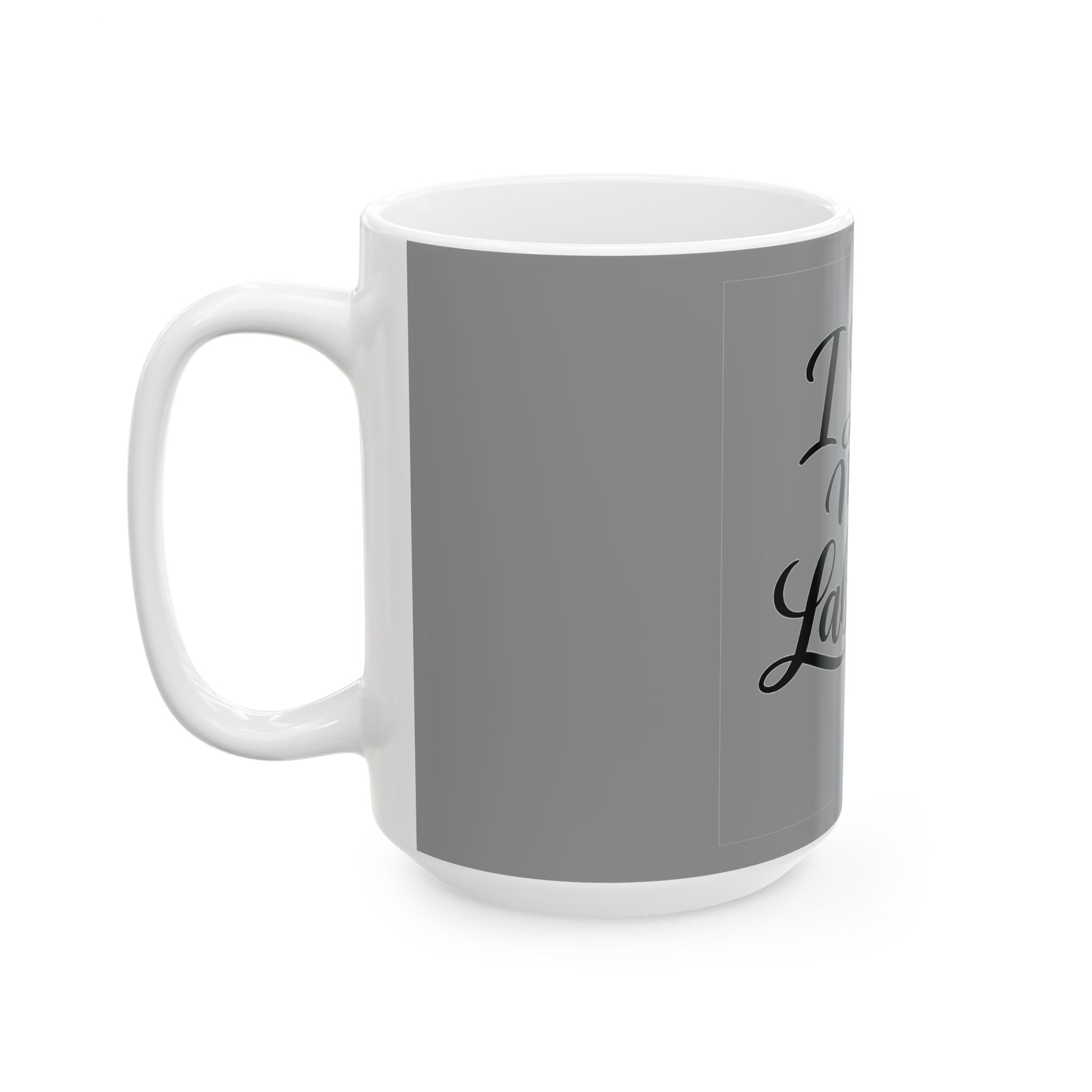 I Love My Labrador Mug | Ceramic Coffee Cup with Paw Graphic