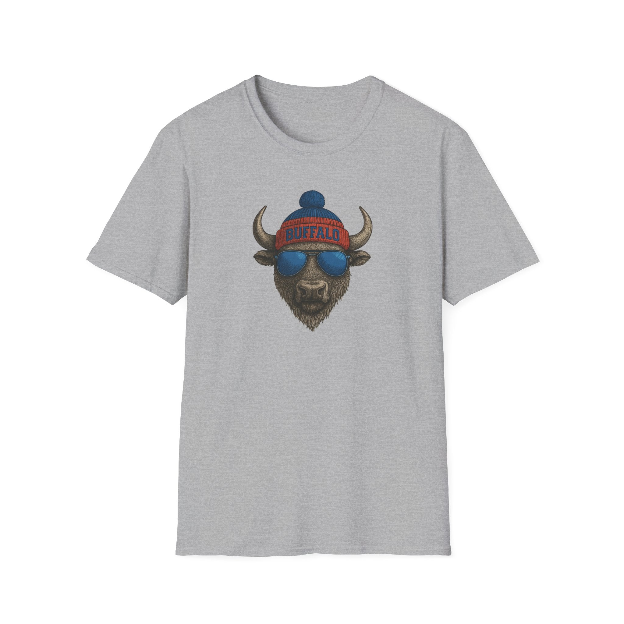 Buffalo with Beanie and Sunglasses T-Shirt