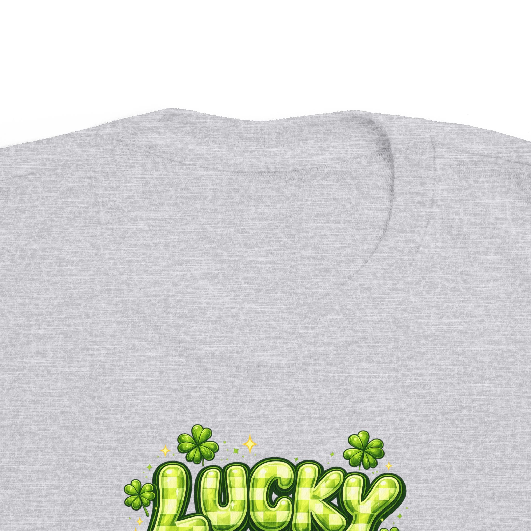 Toddler T‑Shirt — "Lucky" Shamrock Graphic St. Patrick’s Day Tee