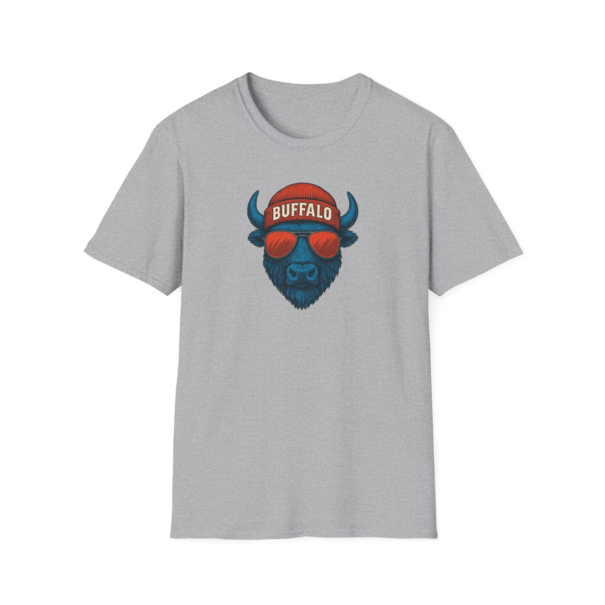 Buffalo Sunglasses and beanie T-Shirt
