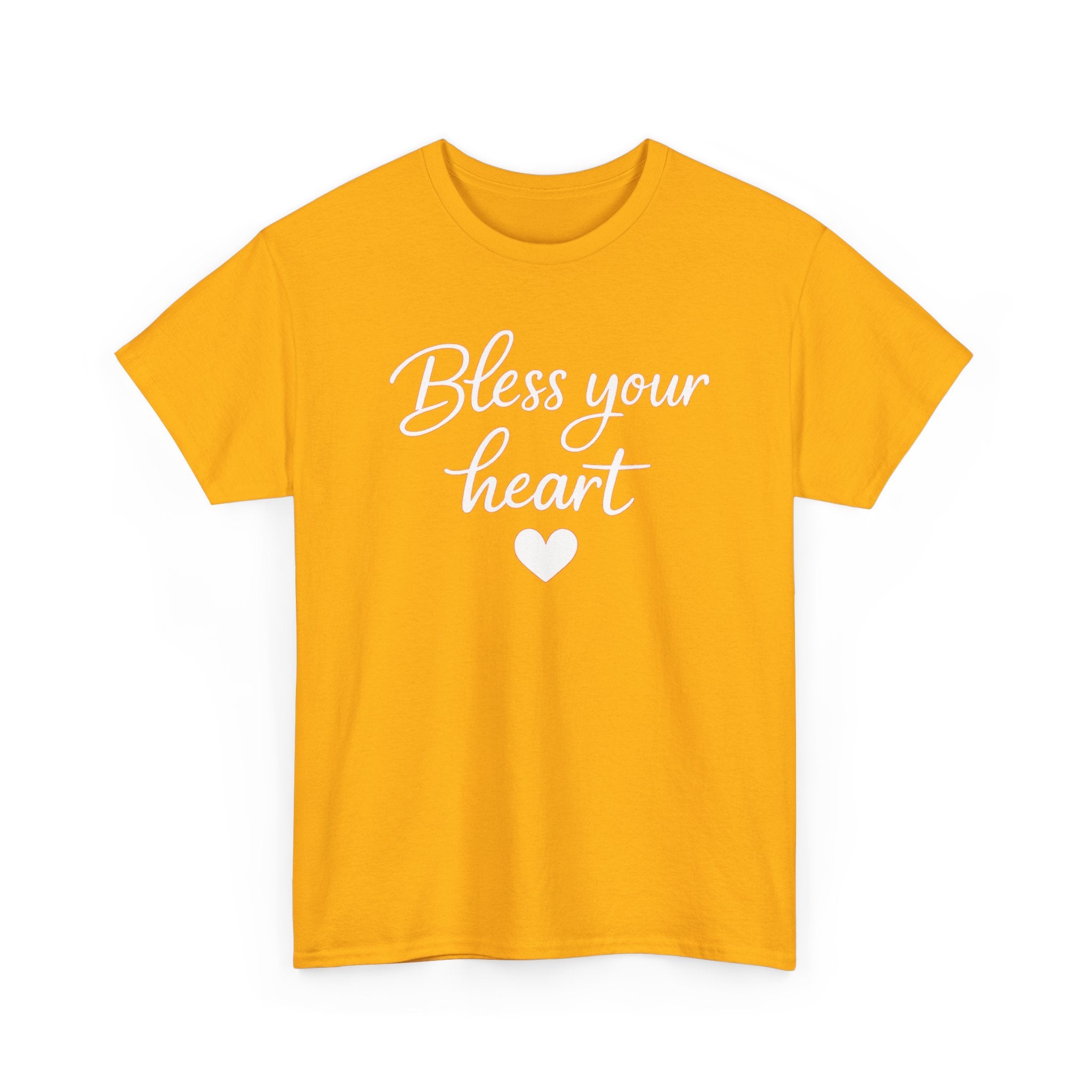 Bless Your Heart tee | Script heart design, Southern phrase t-shirt