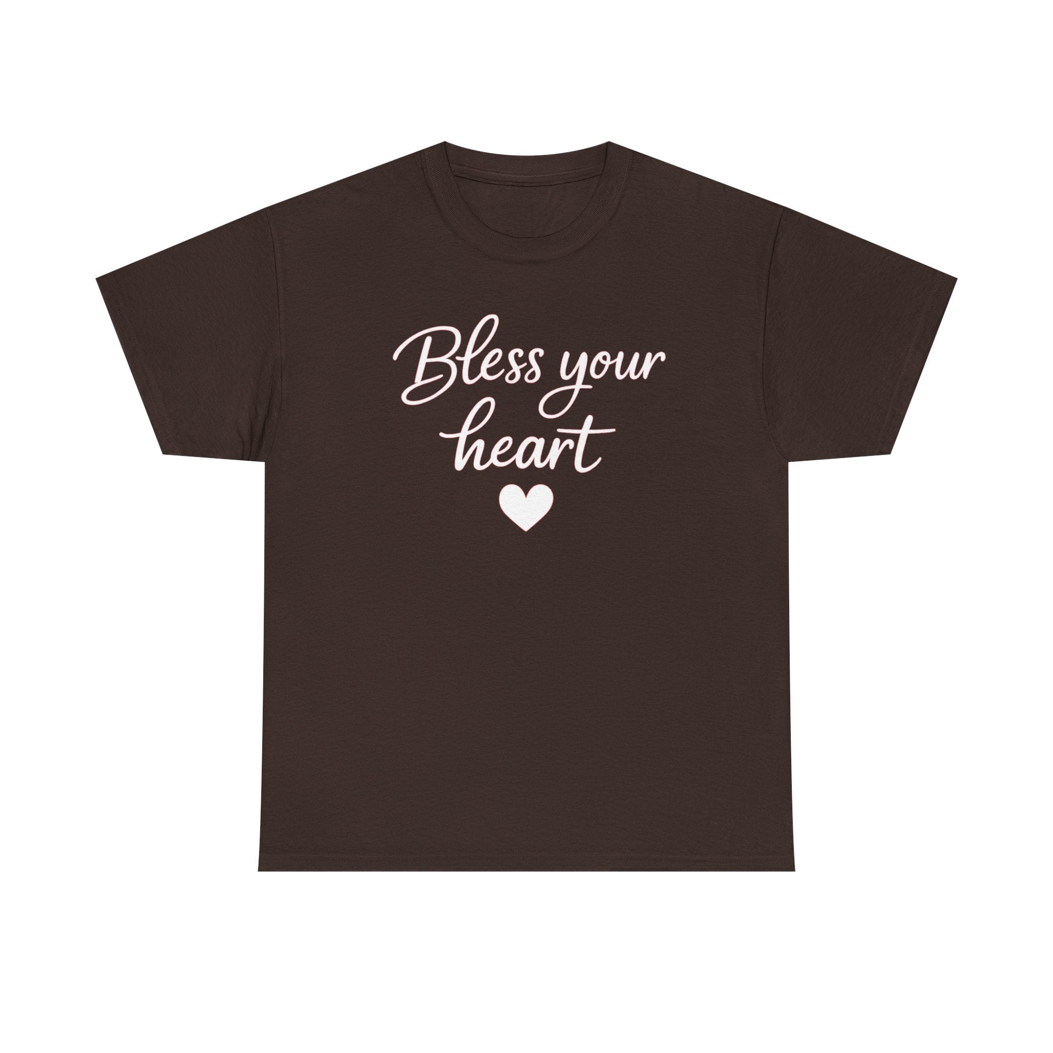 Bless Your Heart tee | Script heart design, Southern phrase t-shirt