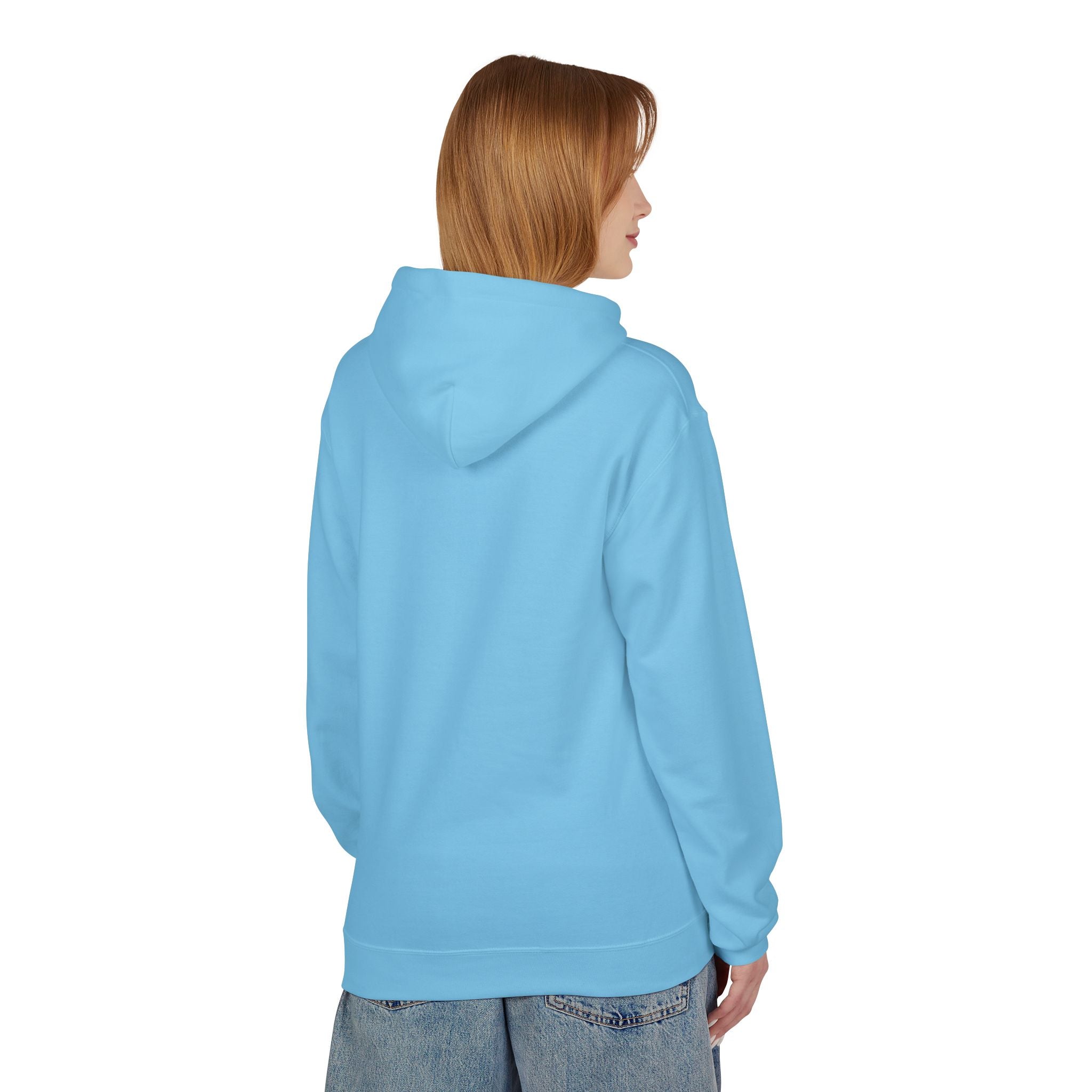Sitting Labrador Dog Hoodie | Minimal Small Dog Silhouette, White Pullover