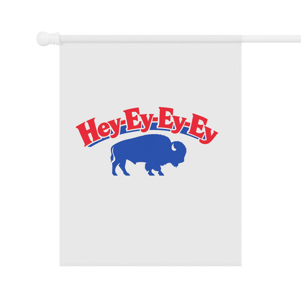 Hey-Ey-Ey-Ey Buffalo Garden Banner | House Flag
