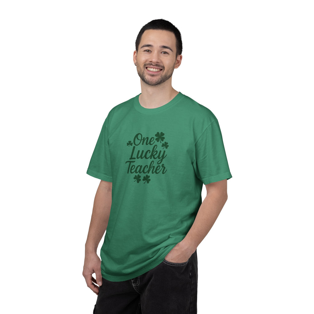 One Lucky Teacher T-shirt | St. Patrick's Day Shamrock Teacher Tee