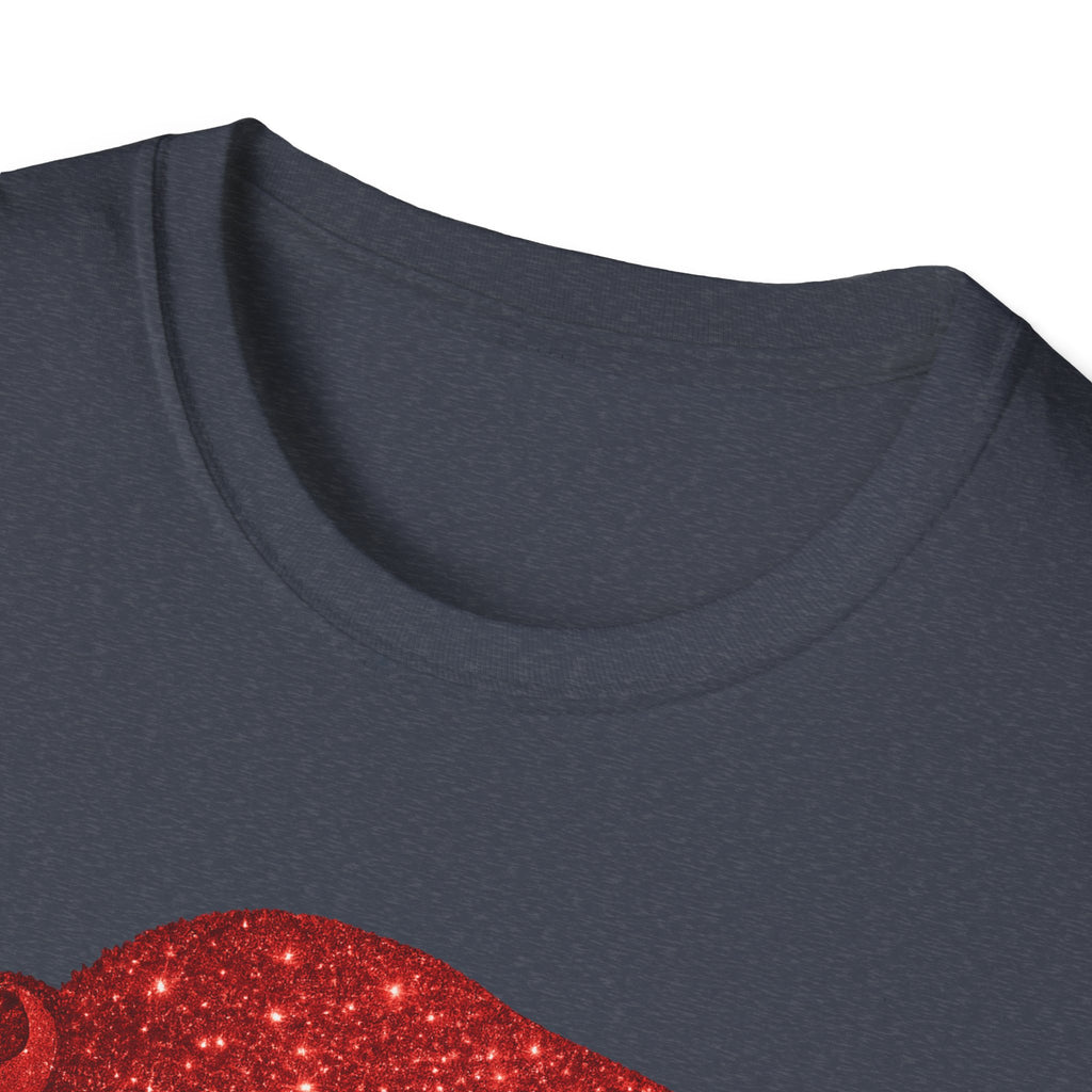 Red Buffalo Silhouette T-Shirt | Sparkle Star Pattern