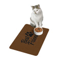 Best Friend paw print Pet Food Mat | 12x18 feeding mat