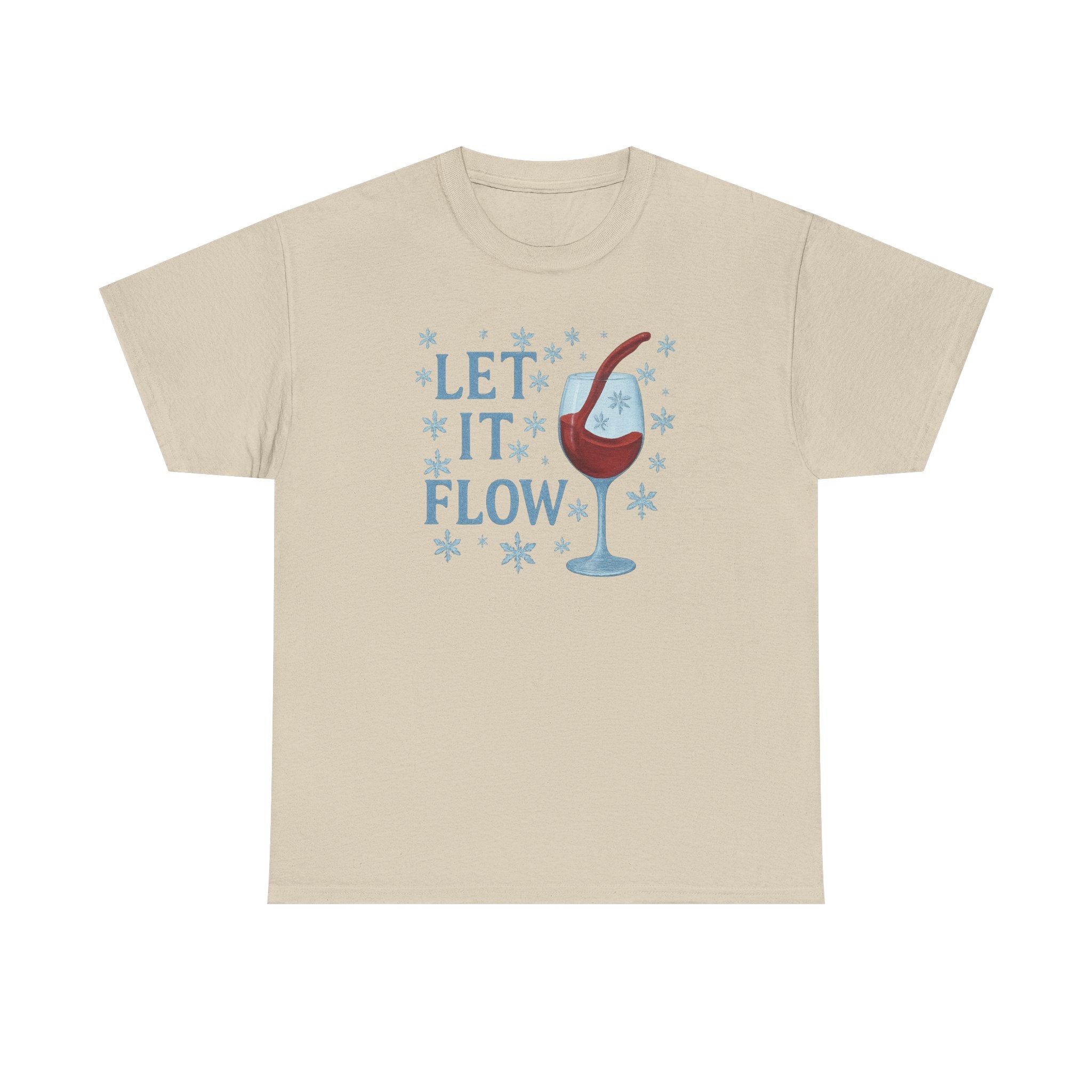 Let It Flow Wine Glass T-Shirt