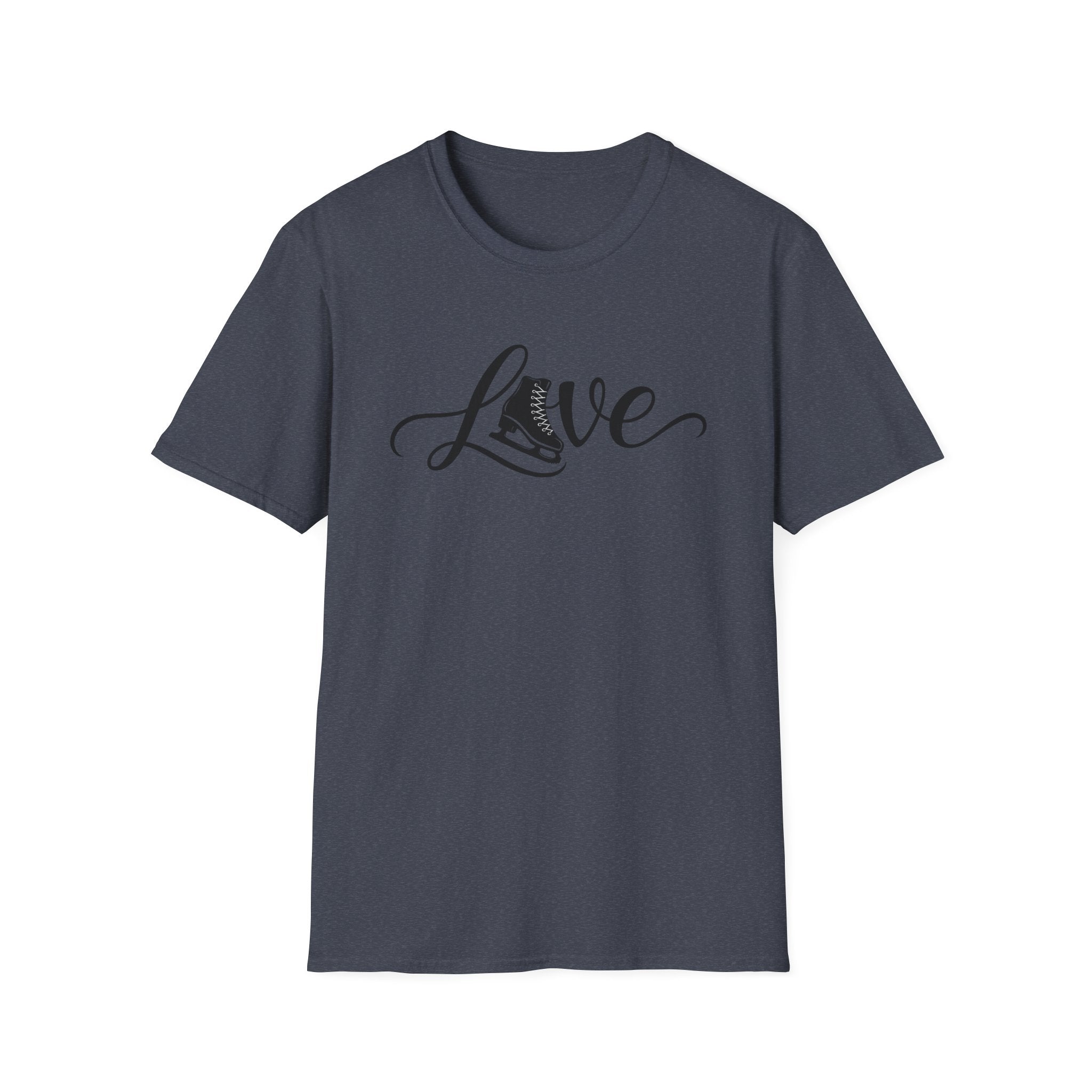 Love figure skating Unisex Softstyle T-Shirt