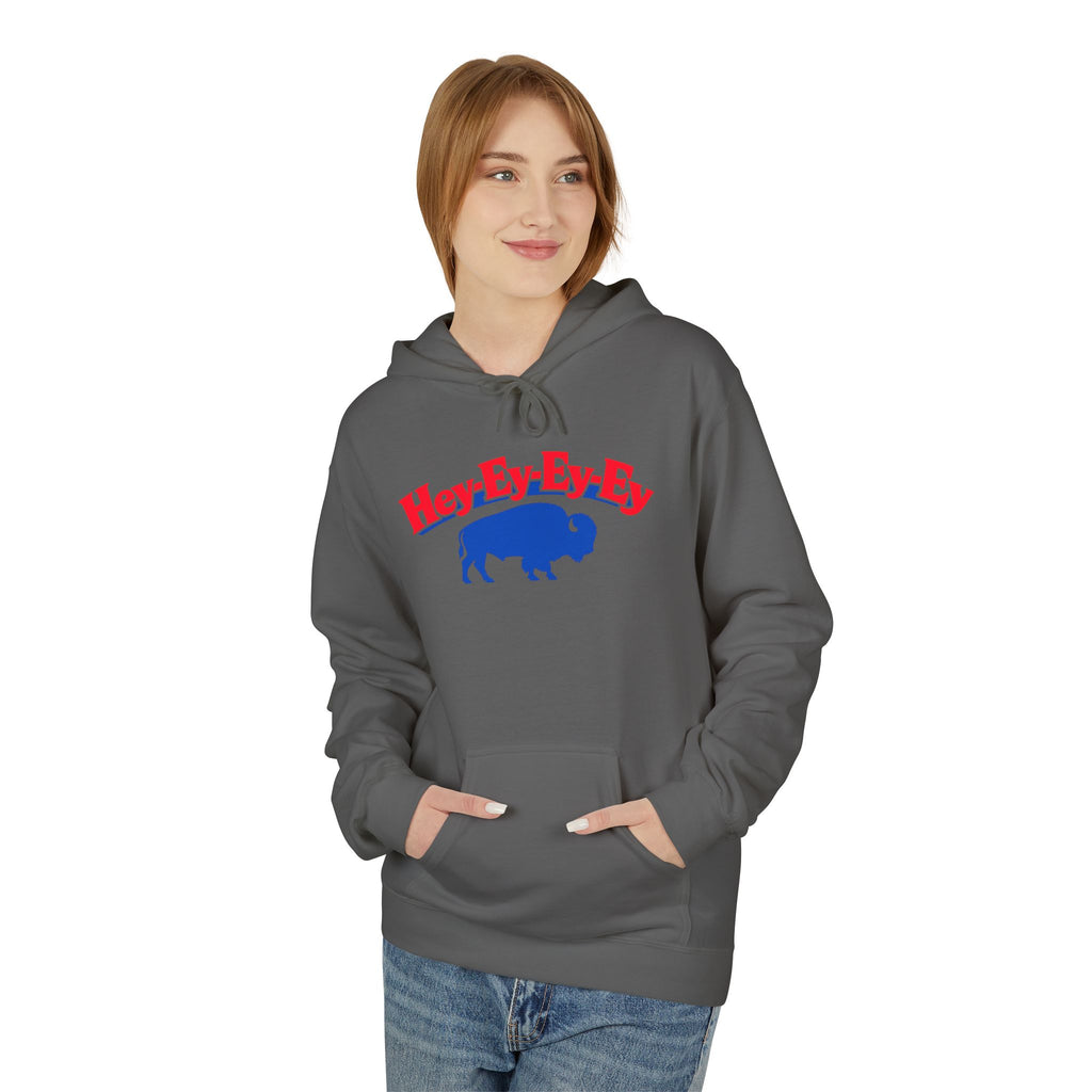 Hey-Ey-Ey Buffalo hoodie | Retro buffalo graphic