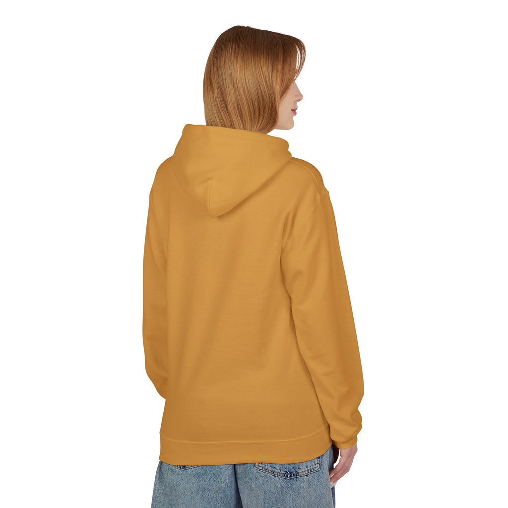Sitting Labrador Dog Hoodie | Minimal Small Dog Silhouette, White Pullover