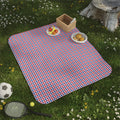 Red & Blue Gingham Picnic Blanket