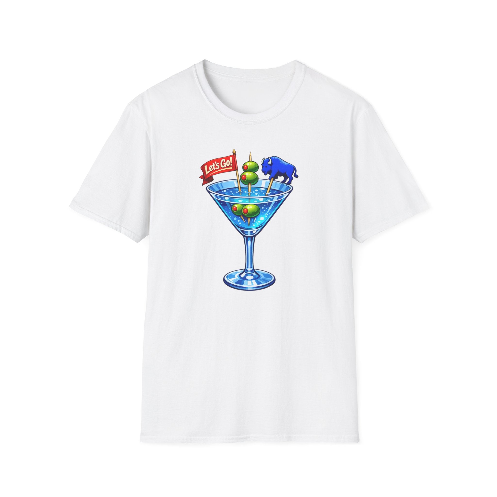 Cheers Buffalo T-Shirt | Cocktail Illustration