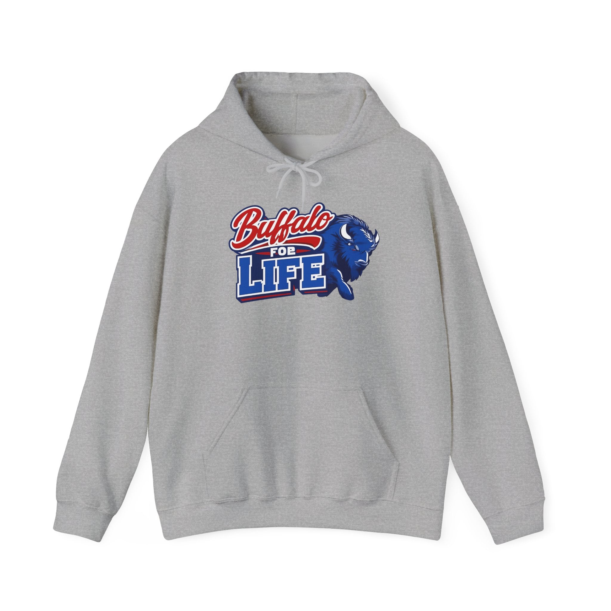 Buffalo For Life Hoodie | Buffalo graphic, sports town pride