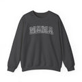 Mama Plaid Sweatshirt — "MAMA" Graphic Crewneck for Moms