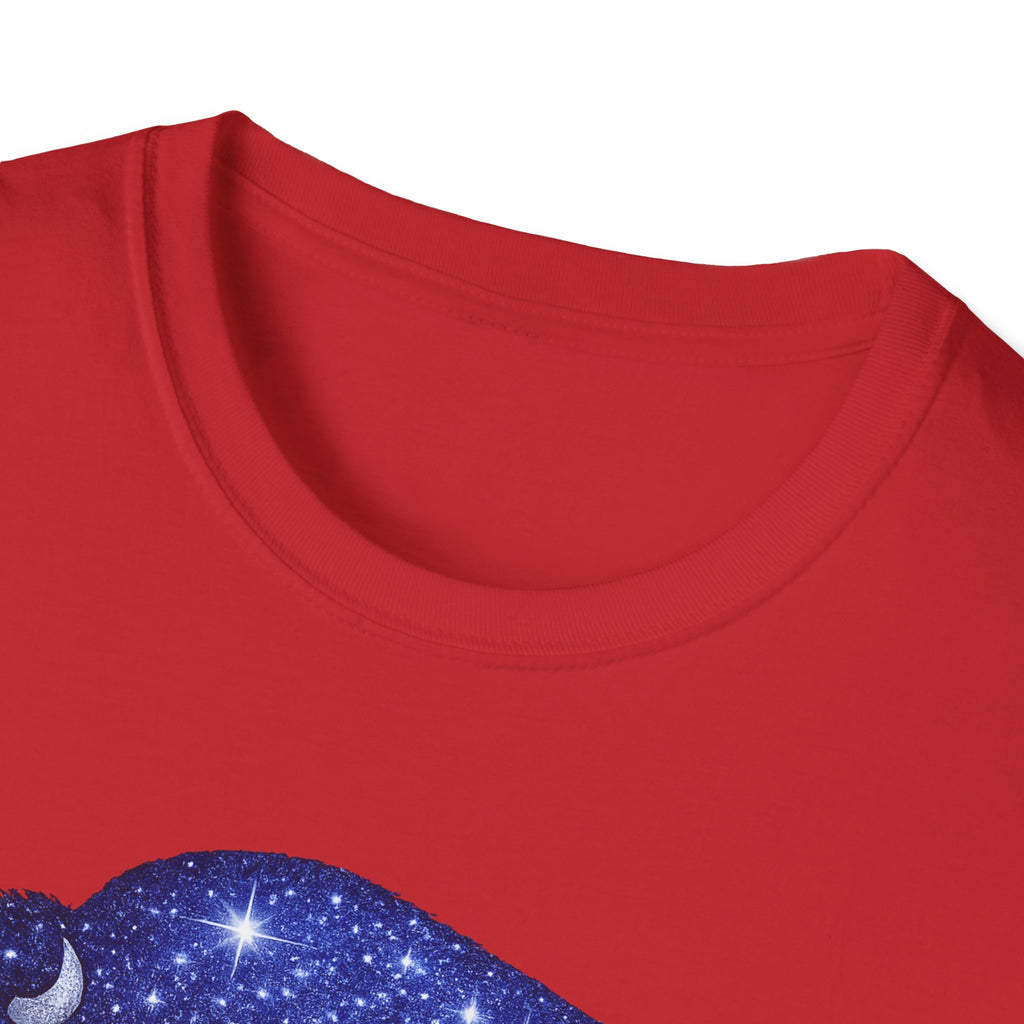 Starry Buffalo T-Shirt | Night Sky Bison Silhouette