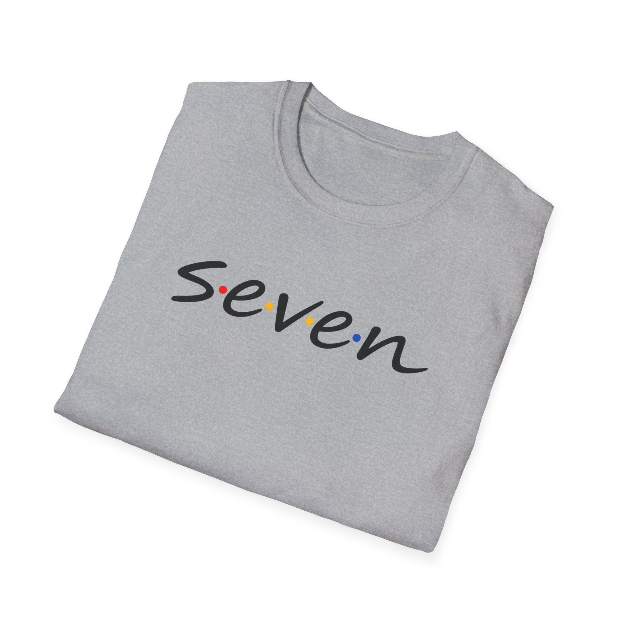 seven script text T-Shirt