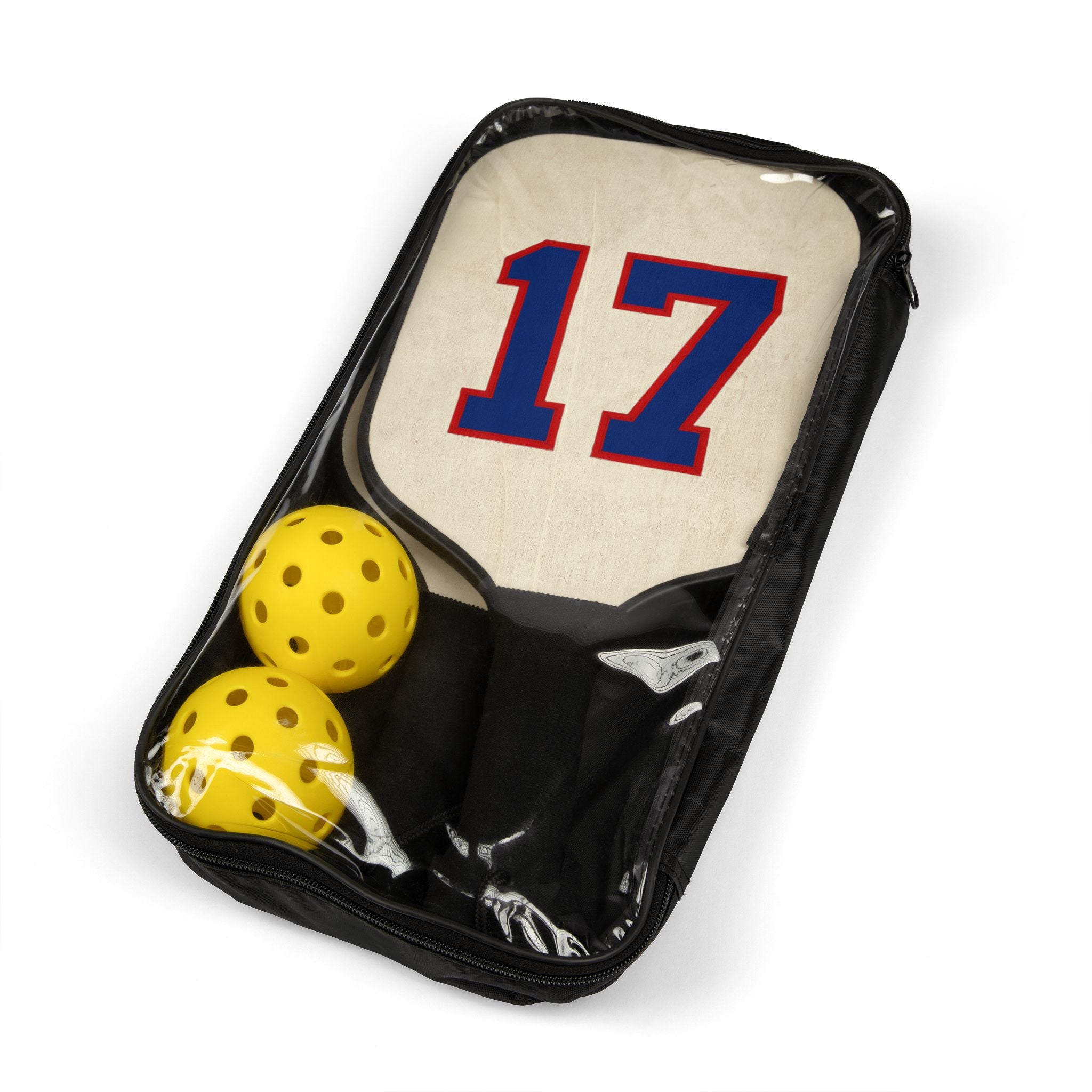 Buffalo 17 Pickleball Paddle Set | Pickleball Kit with Two Paddles and Balls