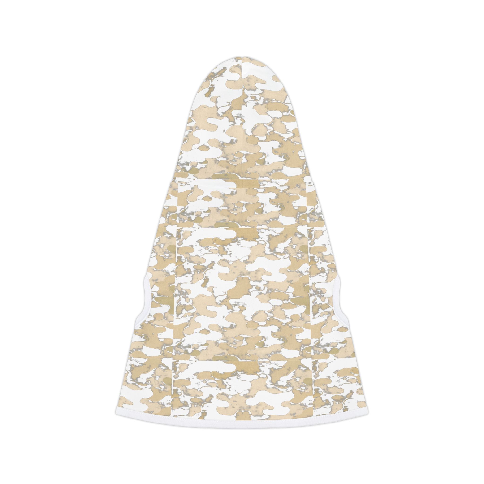 Desert Camo Pet Hoodie | Tan Camouflage Dog Sweatshirt