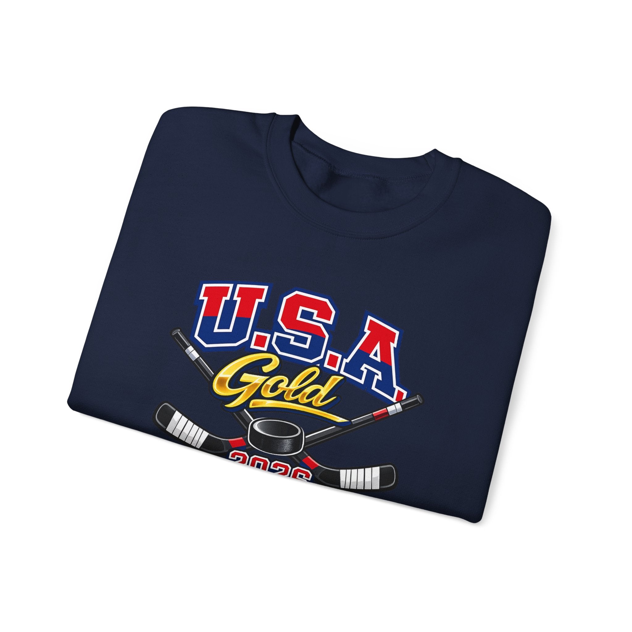 USA Gold 2026 Hockey Crewneck Sweatshirt