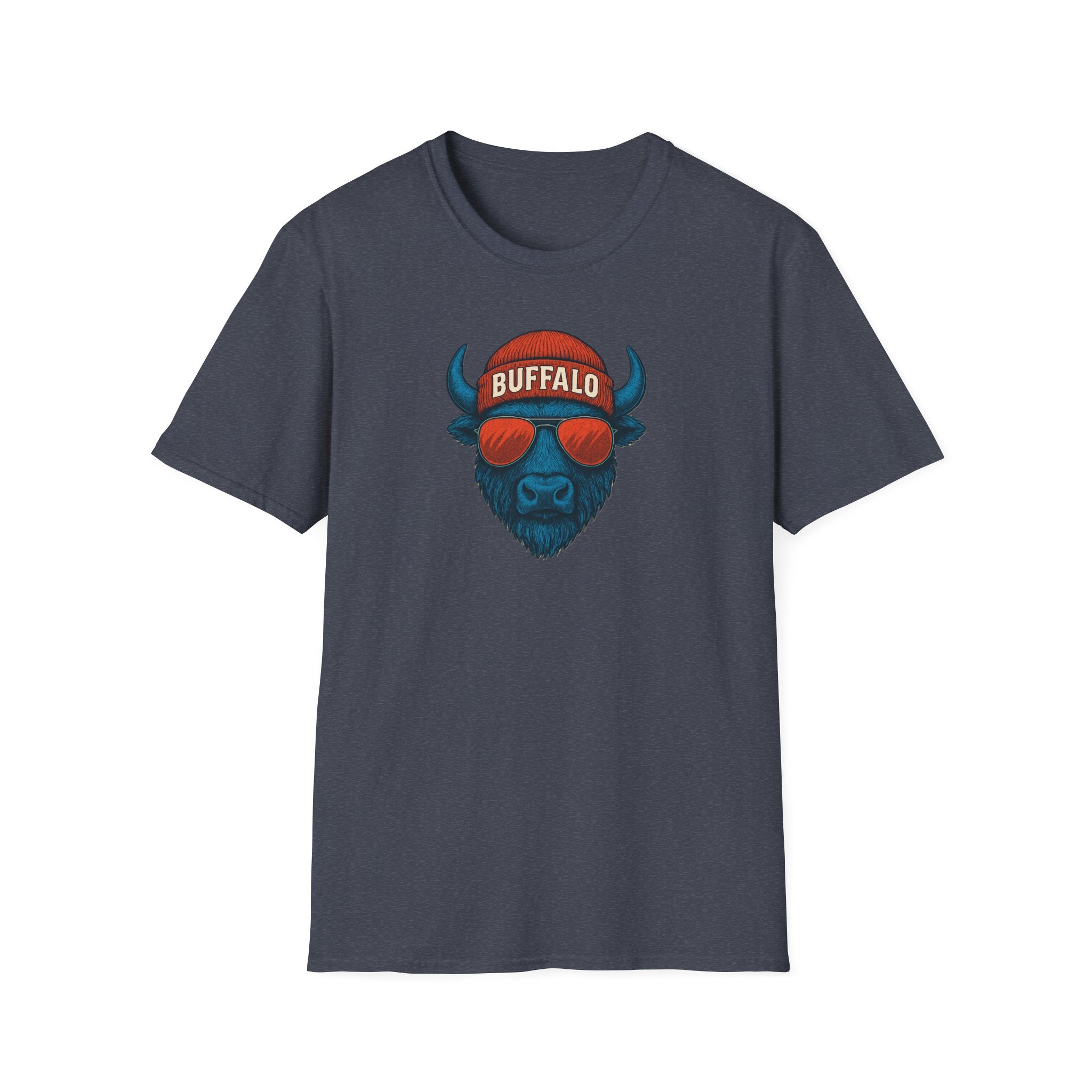Buffalo Sunglasses and beanie T-Shirt