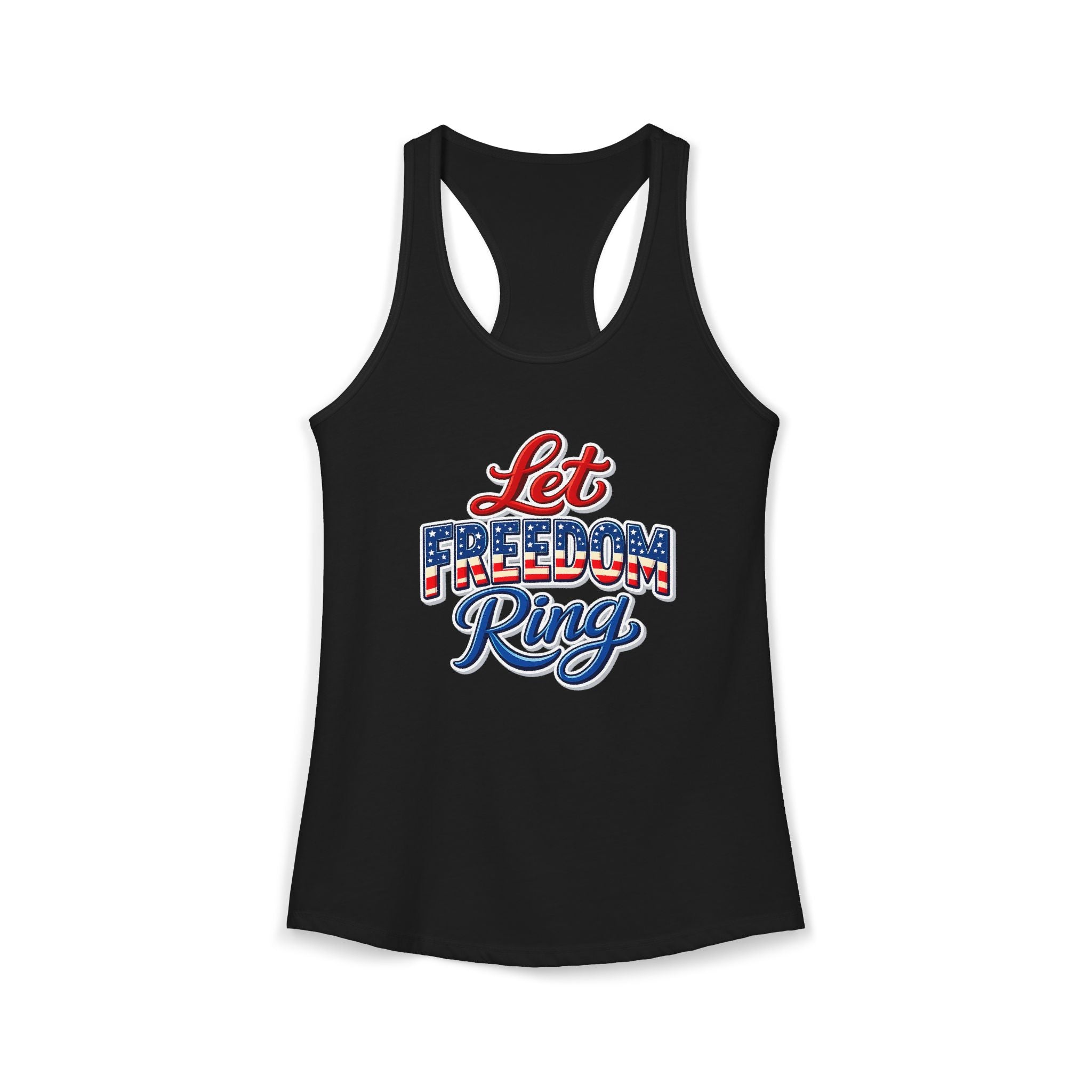 Let Freedom Ring Women's Ideal Racerback Tank
