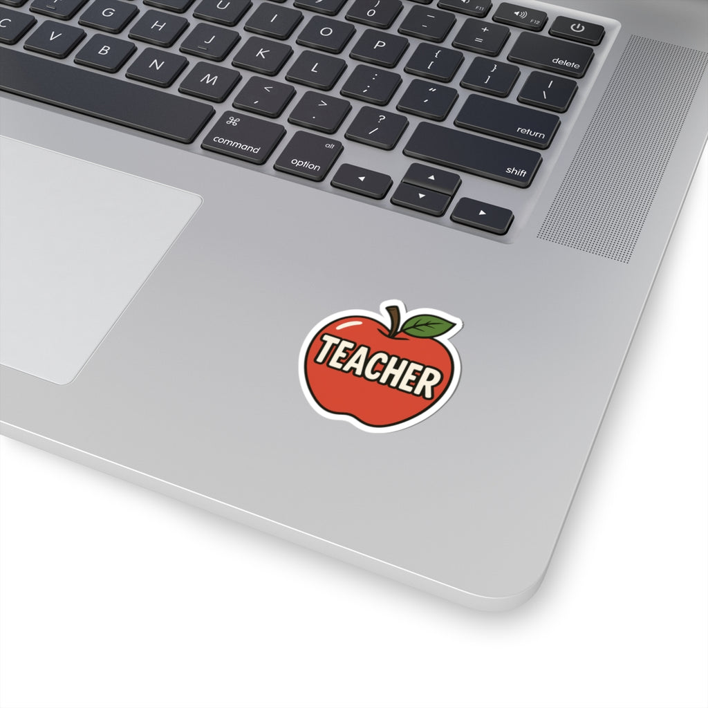 Teacher Apple Kiss-Cut Stickers