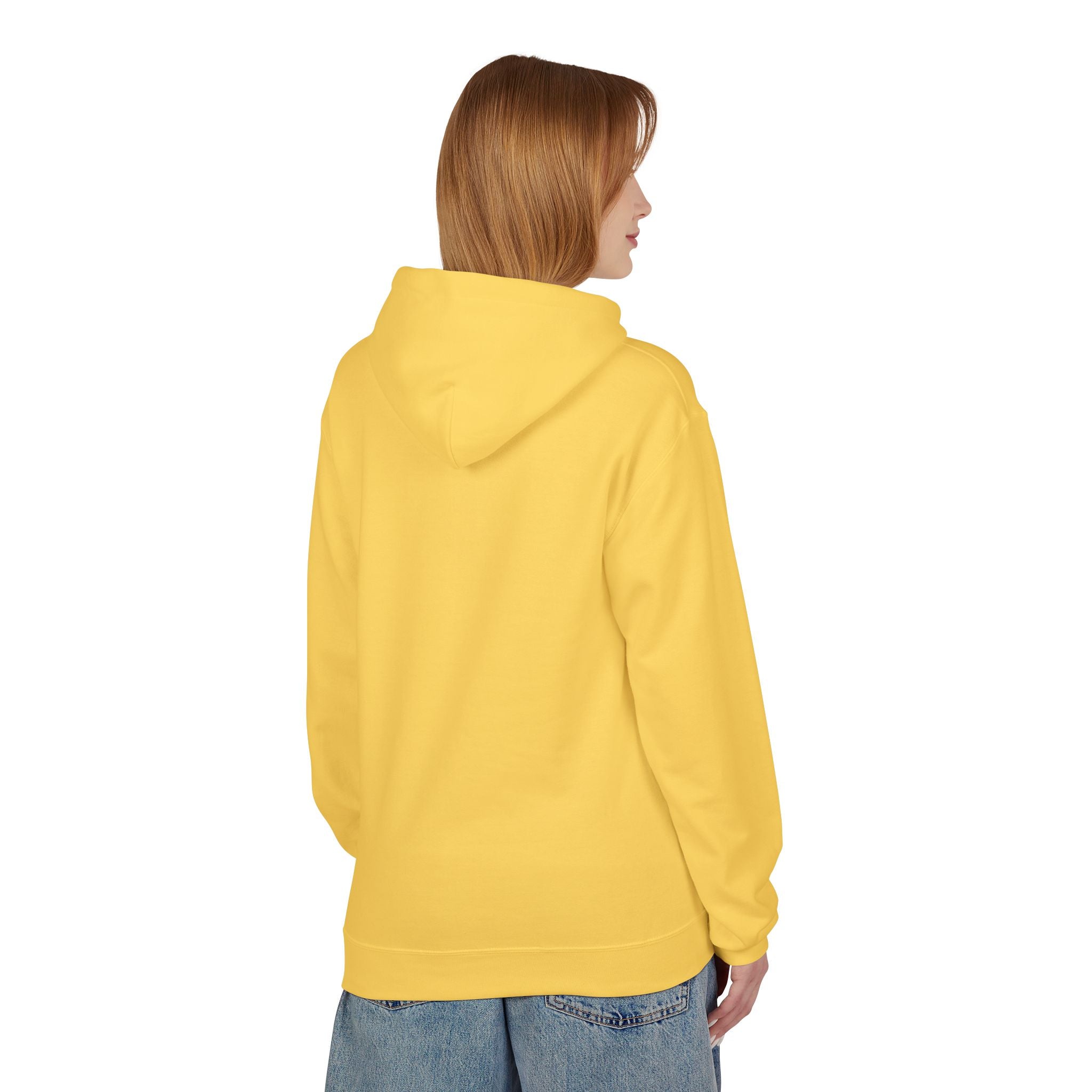Sitting Labrador Dog Hoodie | Minimal Small Dog Silhouette, White Pullover