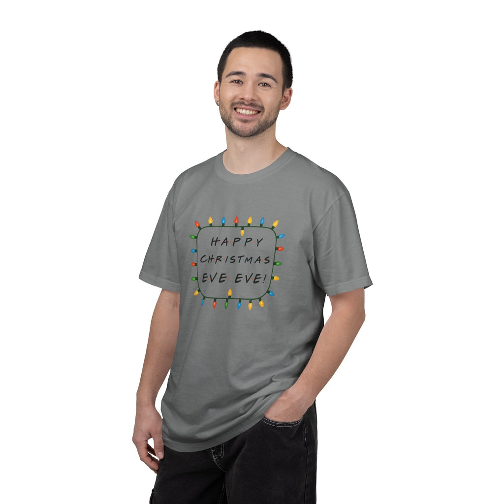 Happy Christmas Eve Eve T-Shirt | Christmas Lights Holiday Tee
