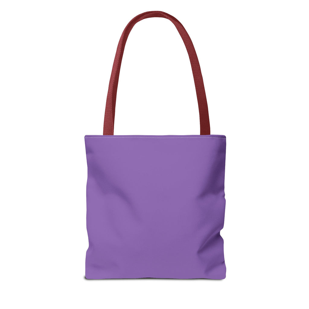 Friends Crap Bag Tote Bag | Purple All-Over Print Tote