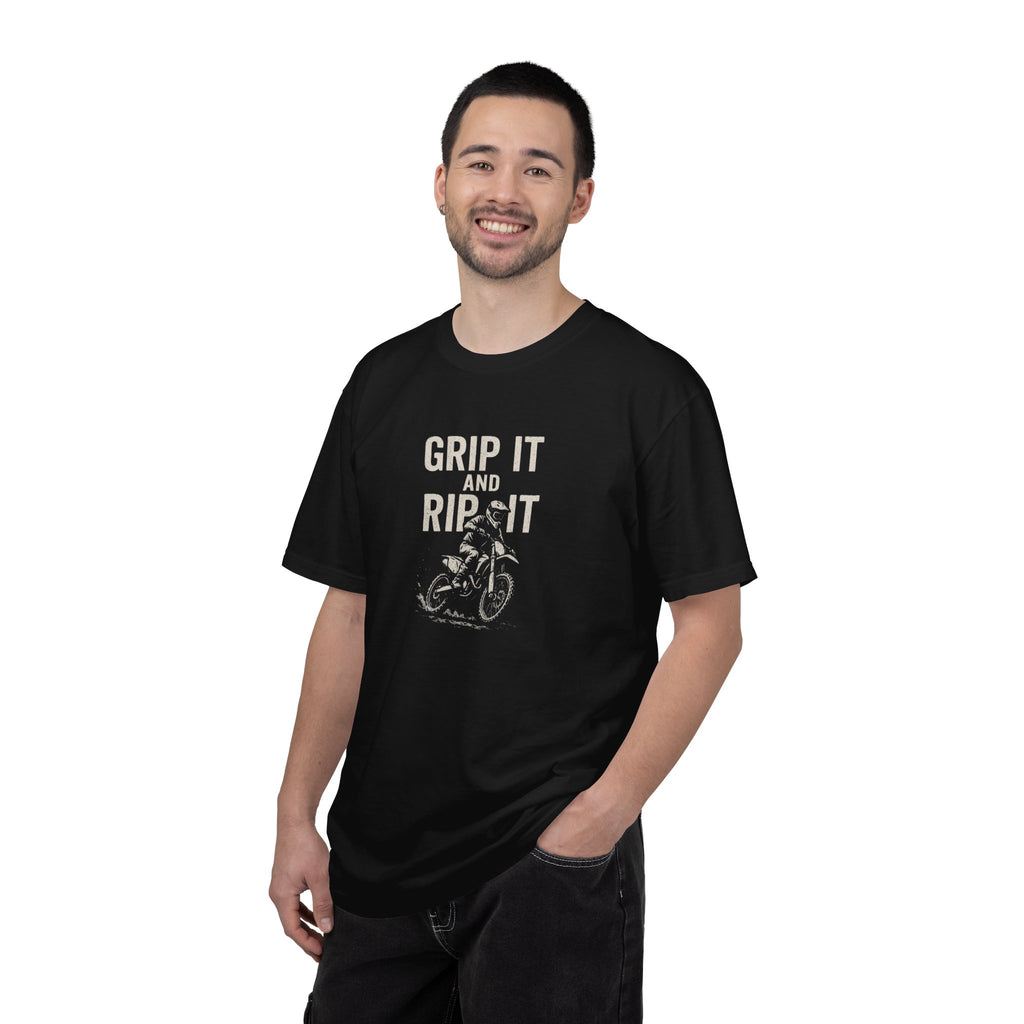 Grip It and Rip It Dirt Bike Tee | Vintage Bike Graphic T-Shirt