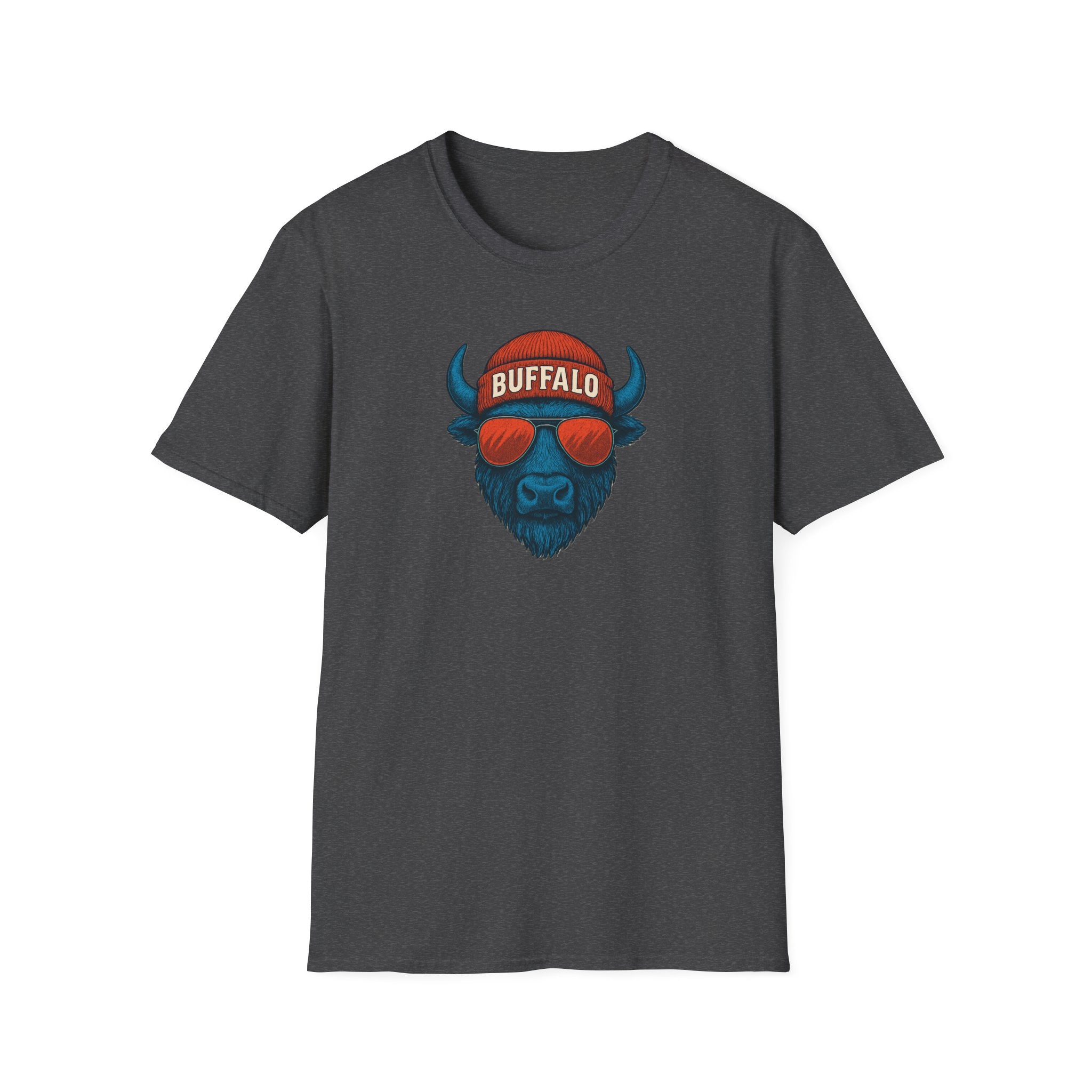 Buffalo Sunglasses and beanie T-Shirt