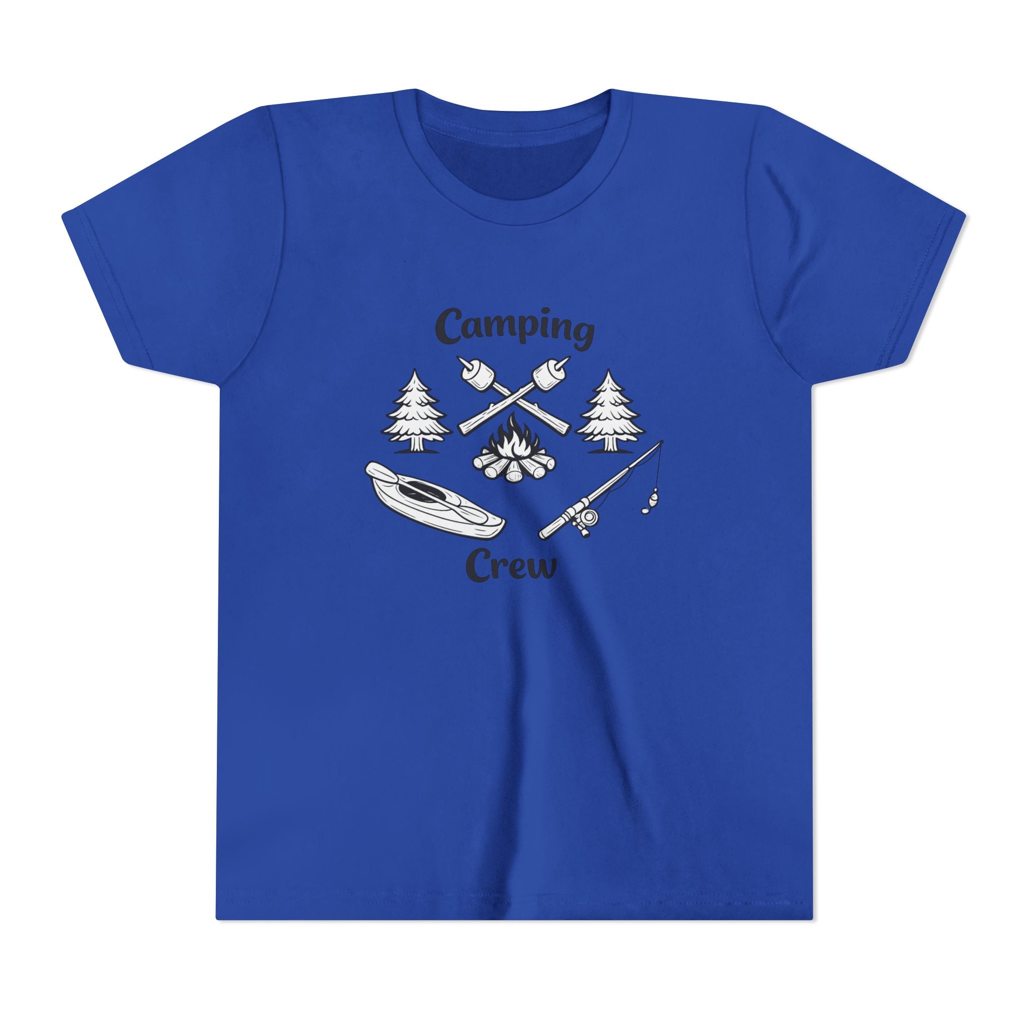 Camping Crew Youth Tee | Kayak, Campfire, Fishing Outdoors