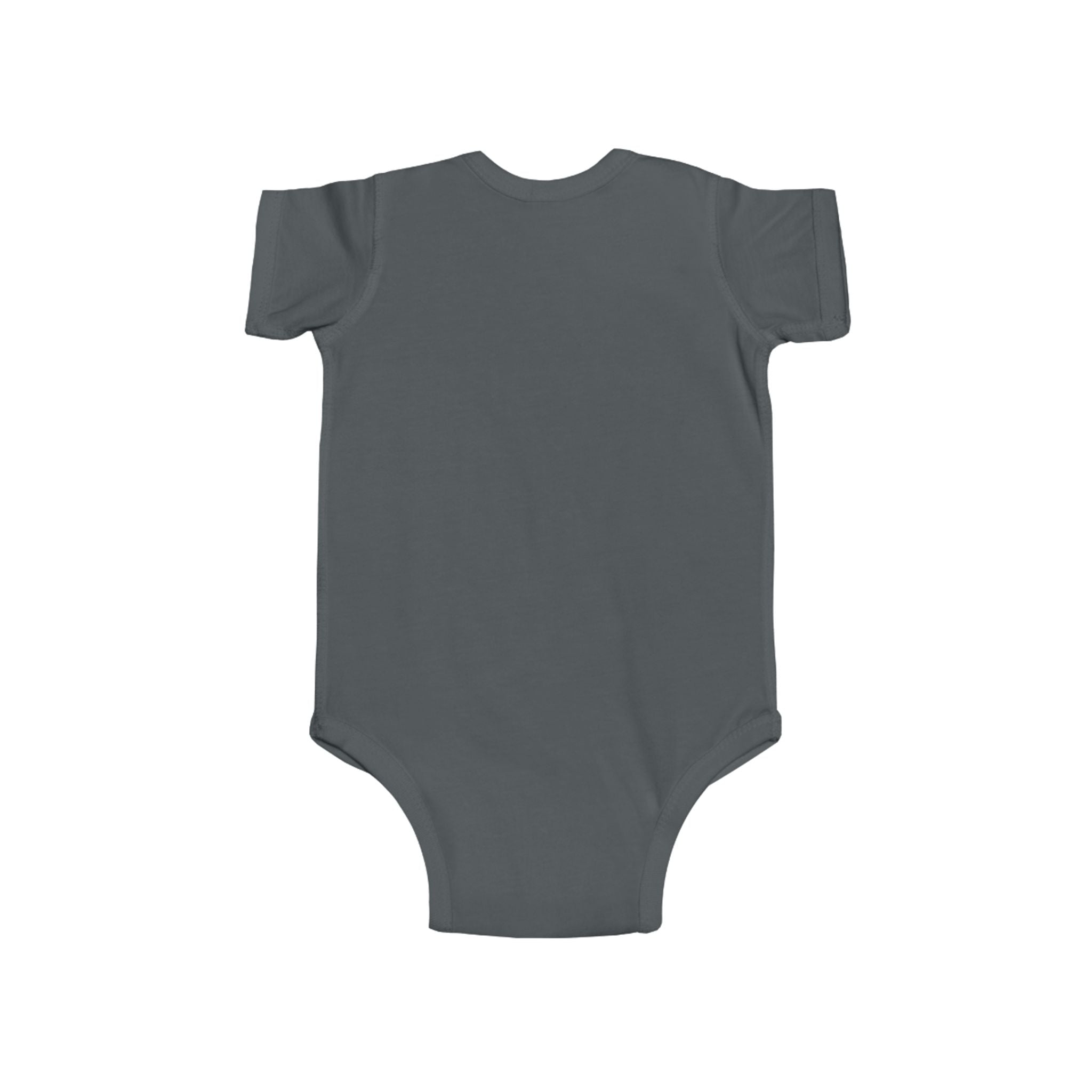 Highland Cow in Santa Hat Infant Bodysuit | Christmas Baby Onesie